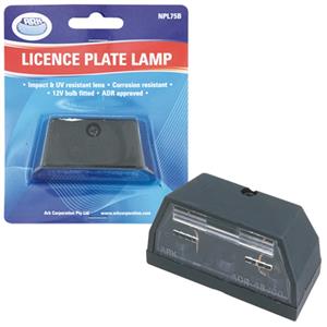 Ark License Plate Lamp With Globe