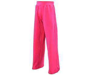 Awdis Childrens Unisex Jogpants / Jogging Bottoms / Schoolwear (Pack Of 2) (Hot Pink) - RW6842