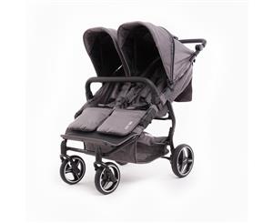 Baby Monsters Easy Twin 3.0 Side by Side Double Pram - Texas Black