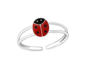 Children's Sterling Silver Ladybug Ring