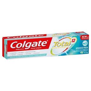 Colgate Total Advanced Fresh Antibacterial & Fluoride Gel Toothpaste 200g