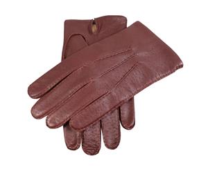 Dents Men's Kent Perforated Leather Gloves - English Tan