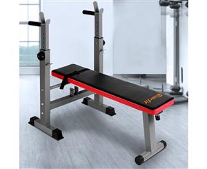 Everfit Multi-Station Weight Bench Press Fitness Weights Equipment Incline Red