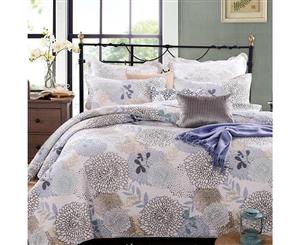 French Country Vintage Inspired Patchwork Bed Quilt FLORAL BLOOM QUEEN New