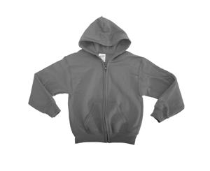 Gildan Heavy Blend Unisex Childrens Full Zip Hooded Sweatshirt / Hoodie (Sport Grey) - BC472
