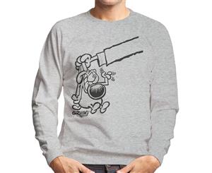 Grimmy Bad Dog Men's Sweatshirt - Heather Grey