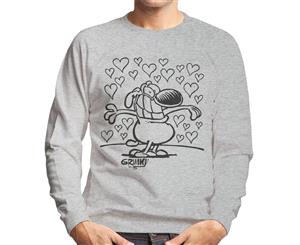 Grimmy Love Men's Sweatshirt - Heather Grey