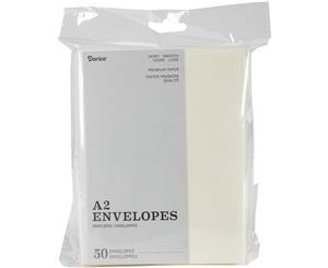 Heavyweight A2 Envelopes (4.375&quotX5.75") 50/Pkg-Ivory