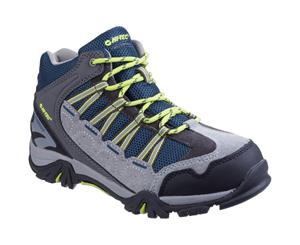Hi Tec Boys & G Forza Mid Lace Up Waterproof Outdoor Walking Boots - Cool Grey/Majolica/Limoncello