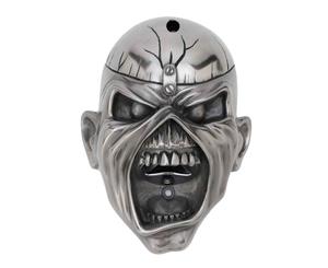 Iron Maiden Wall Mounted Bottle Opener Eddie Trooper Face Official Silver - Silver