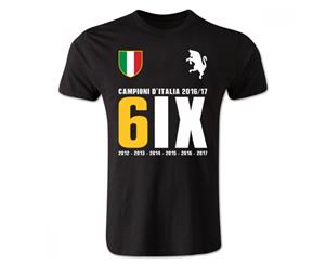 Juventus 6IX Campioni T-Shirt (Black)