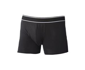 Kariban Mens Plain Boxer Boxer Shorts / Underwear (Black) - RW2713