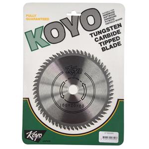 Koyo 160mm 60T 20mm Bore Circular Saw Blade For Timber Cutting