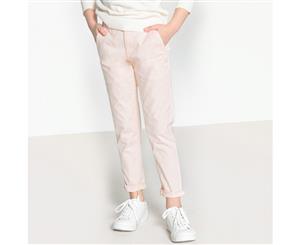 La Redoute Collections Girls Chinos 3-16 Years - Light Pink