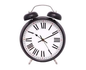 Large Metal Alarm Clock (Black) - GG2005