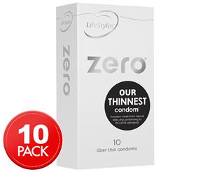 LifeStyles ZERO Uber-Thin Condoms 10-Pack