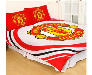 Manchester United - Queen - Quilt Cover Set - Soccer