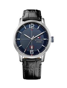 Mens George 3 Hand With Date Rnd Blk Strap