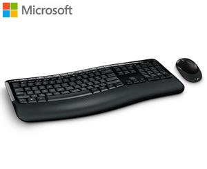 Microsoft Wireless Comfort Desktop 5050 Keyboard & Mouse - Black