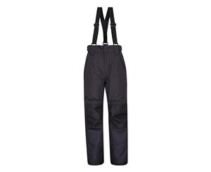 Mountain Warehouse Kids Ski Pants Waterproof Breathable and Insulated - Charcoal