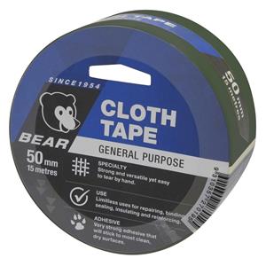 Norton Bear 50mm x 15m Green Cloth Tape