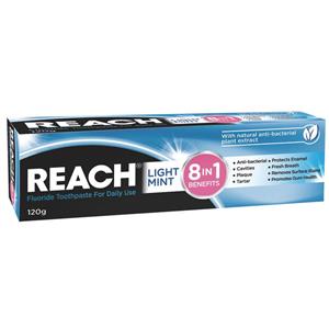 Reach Toothpaste Light Mint 120g