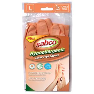 Sabco Large Hypoallergenic Latex Free Gloves - 1 Pair