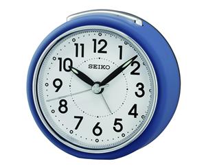 Seiko QHE125L Beep Alarm Clock - Matt Blue
