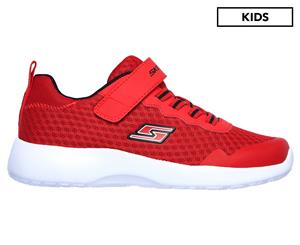Skechers Boys' Dynamight Hyper Torque Sports Training Shoes - Red/Black