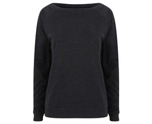 Skinni Fit Ladies/Womens Slounge Sweatshirt (Oxford Navy Marl) - RW1382