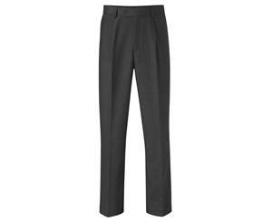 Skopes Mens Rhino Pleated Work/Suit Trousers (Charcoal) - PC2185
