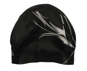 Slazenger Unisex Race Cap Hat Headwear - Black/Silver