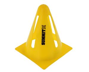 Summit Flexi Cones for Soccer/Rugby/Fitness/Exercise/Sports/Training Cone Yellow