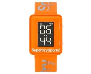 Superdry 32mm Sprint Digi Silicone Watch - Orange