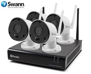 Swann NVK-490KH4 4 Camera 4 Channel 1080p Wi-Fi NVR Security System