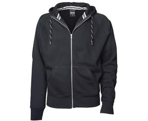 Tee Jays Mens Full Zip Hooded Sweatshirt (Dark Grey) - BC3319