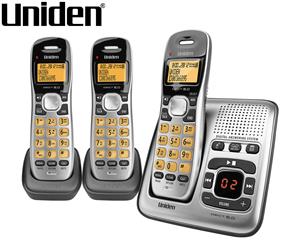 Uniden DECT 1735 + 2 Cordless Digital Phone System w/ Power Failure Backup