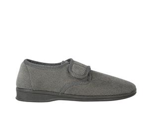 Victor Exist Mens Touch Fastening Slippers Spendless - Grey