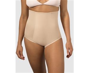 Women's Miraclesuit Shapewear Shape With an edge Hi Waist Brief - Nude