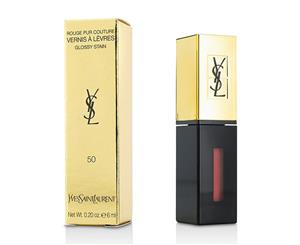 Yves Saint Laurent Rouge Pur Couture Vernis a Levres Glossy Stain # 50 Encre Nude 6ml/0.2oz