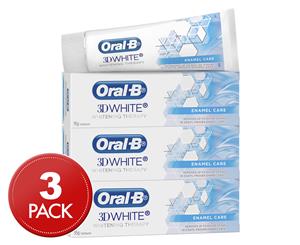 3 x Oral-B 3D White Whitening Therapy Enamel Care 95g