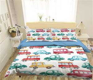 3D Bridge Car 055 Bed Pillowcases Quilt