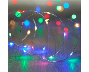 40 LED MICRO WIRE FAIRY LIGHT - Battery Operate - RGB LED