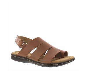 ARRAY Womens Jamaica Leather Open Toe Casual Ankle Strap Sandals