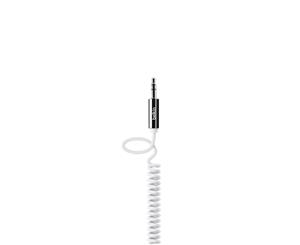 Belkin Mixit Coiled Audio AUX 1.8m Cable - White