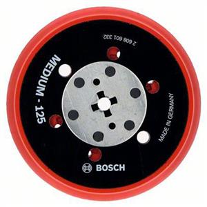 Bosch 125mm Medium Hook & Loop Random Orbital Sander Backing Pad - Suits Various Brands