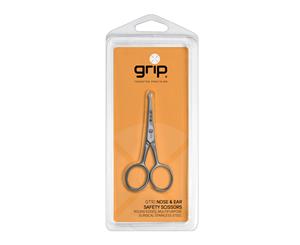 Caronlab Grip Stainless Steel Nose & Ear Safety Scissors (G10) Salon