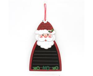 Christmas XMAS Santa Blackboard Chalk Board Gift Wish List Kids Decoration [Design HoHoHo]