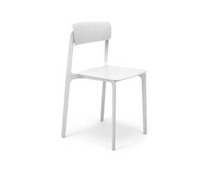 Clay Cafe and Breakout Chair - White
