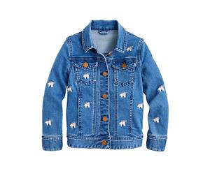 Crewcuts By J.Crew Embroidered Denim Jacket